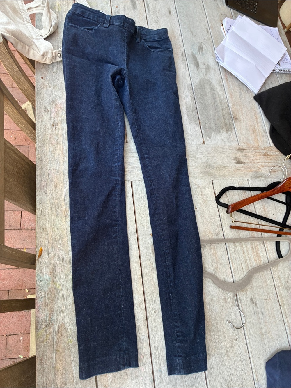 Acne Slim Skinny Jeans in Deep Navy Blue